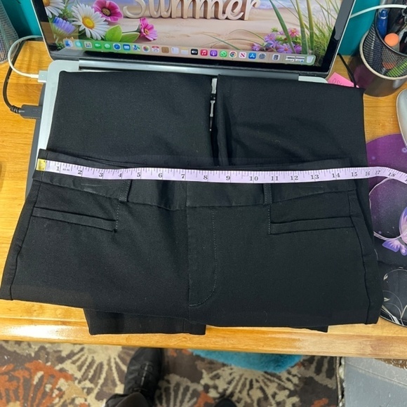 Banana Republic Sloan Crop Office Career Workwear Womens Trouser Pants Size 6 - Picture 9 of 10